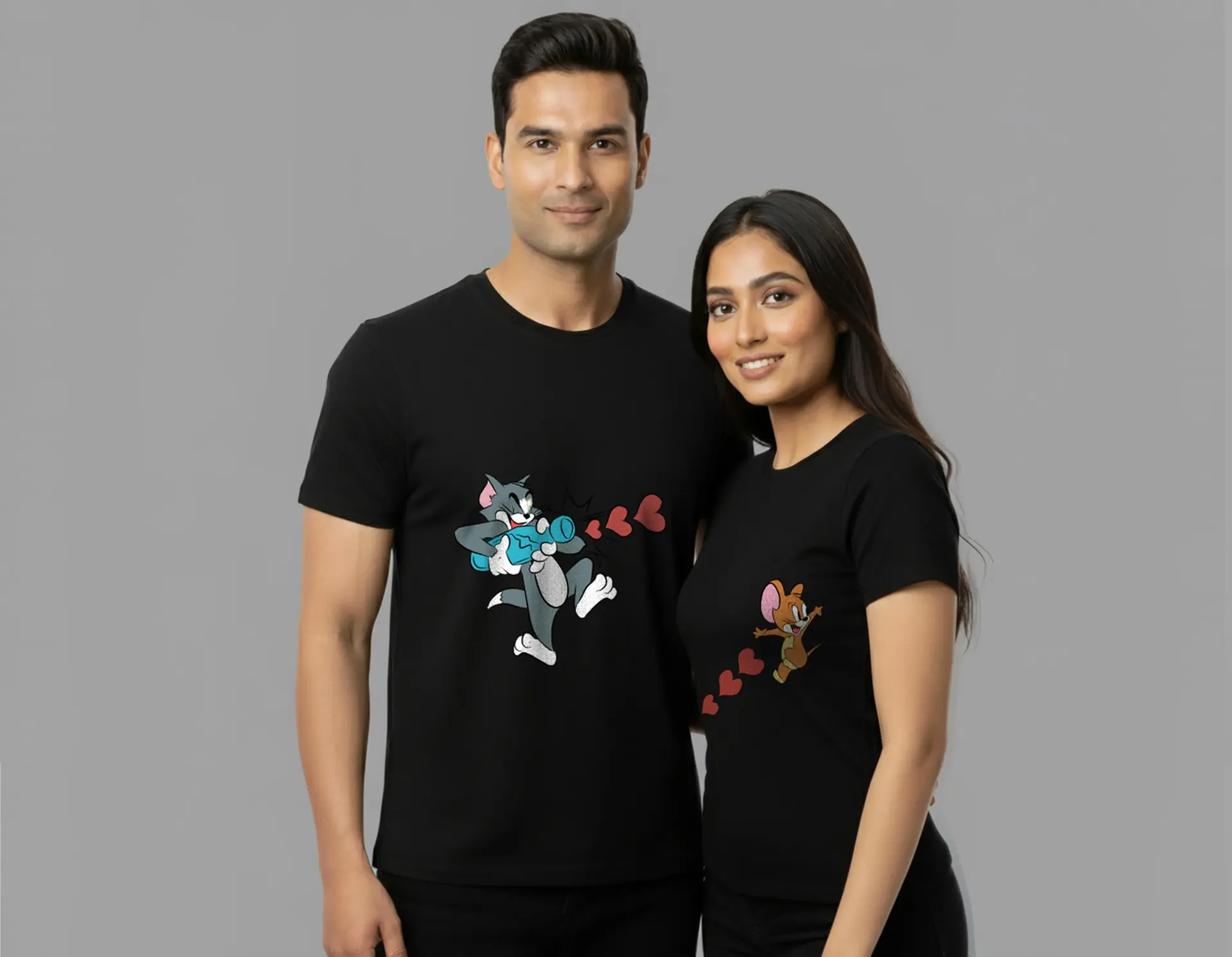 TOM AND JERRY COUPLES (Black, S, S)